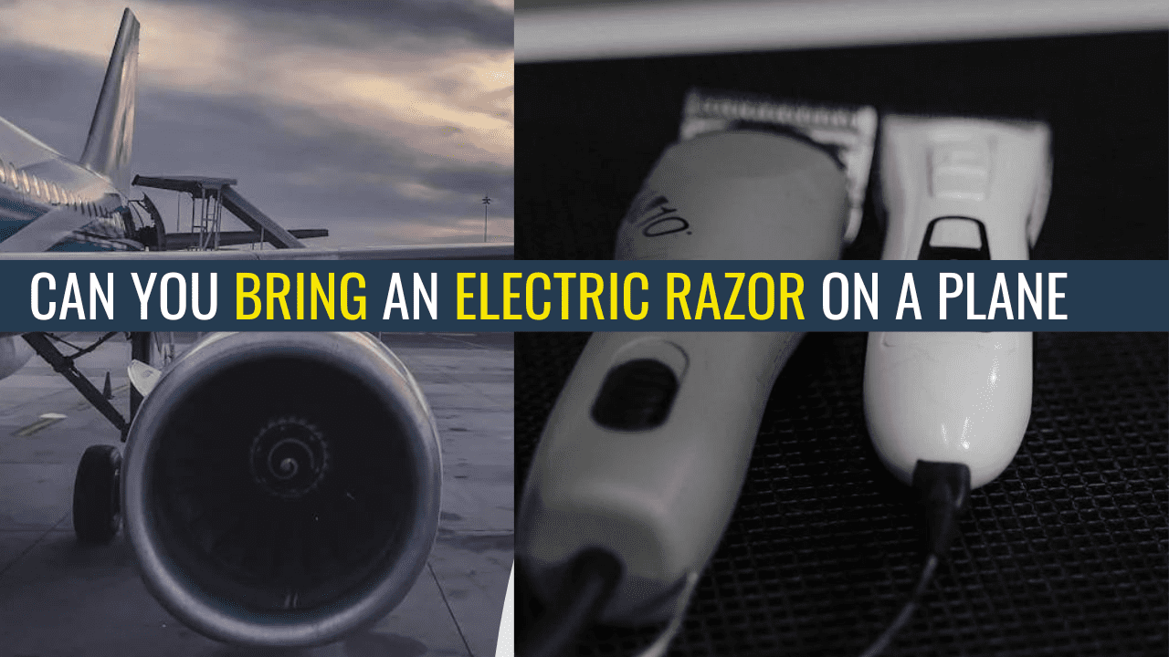 Can you bring an Electric Razor on a Plane