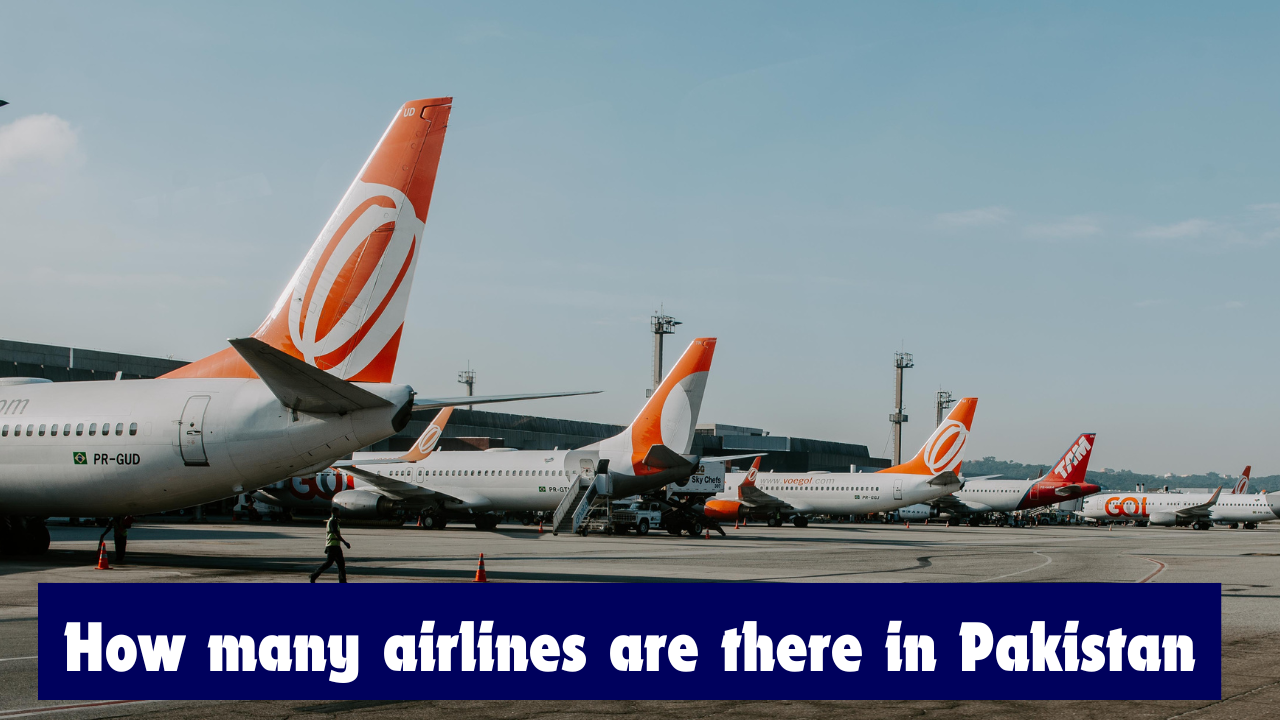 How many airlines are there in Pakistan